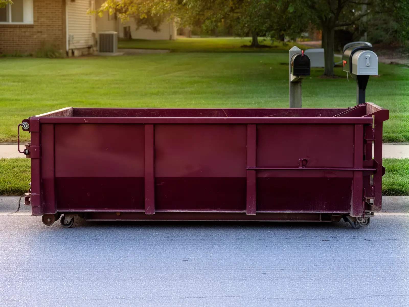Roll-off dumpster from Big Archie's Dumpster Rental in Oshkosh, WI